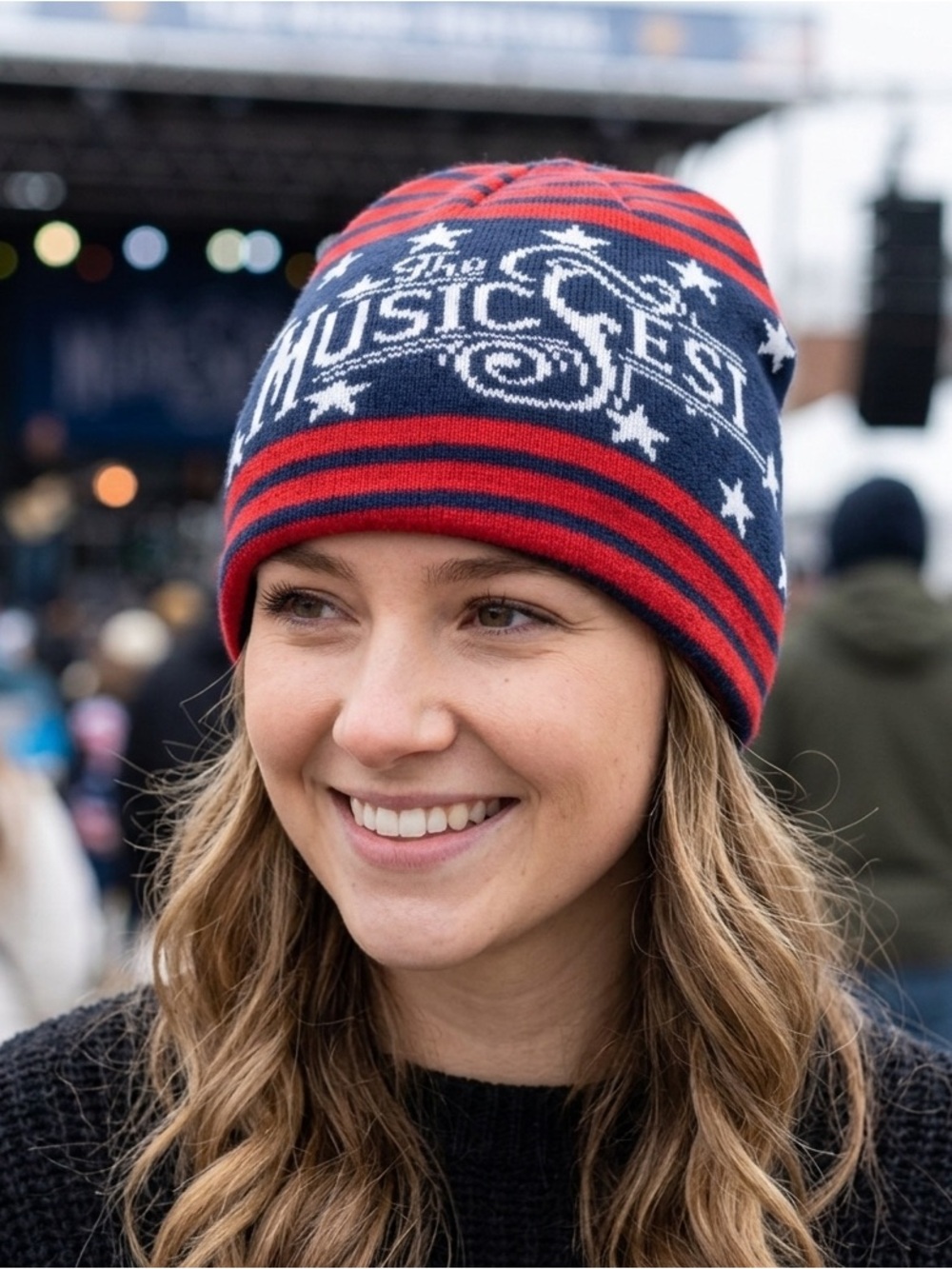 Vintage Collectible Ski Beanie Hat Steamboat Springs Colorado The Music Fest